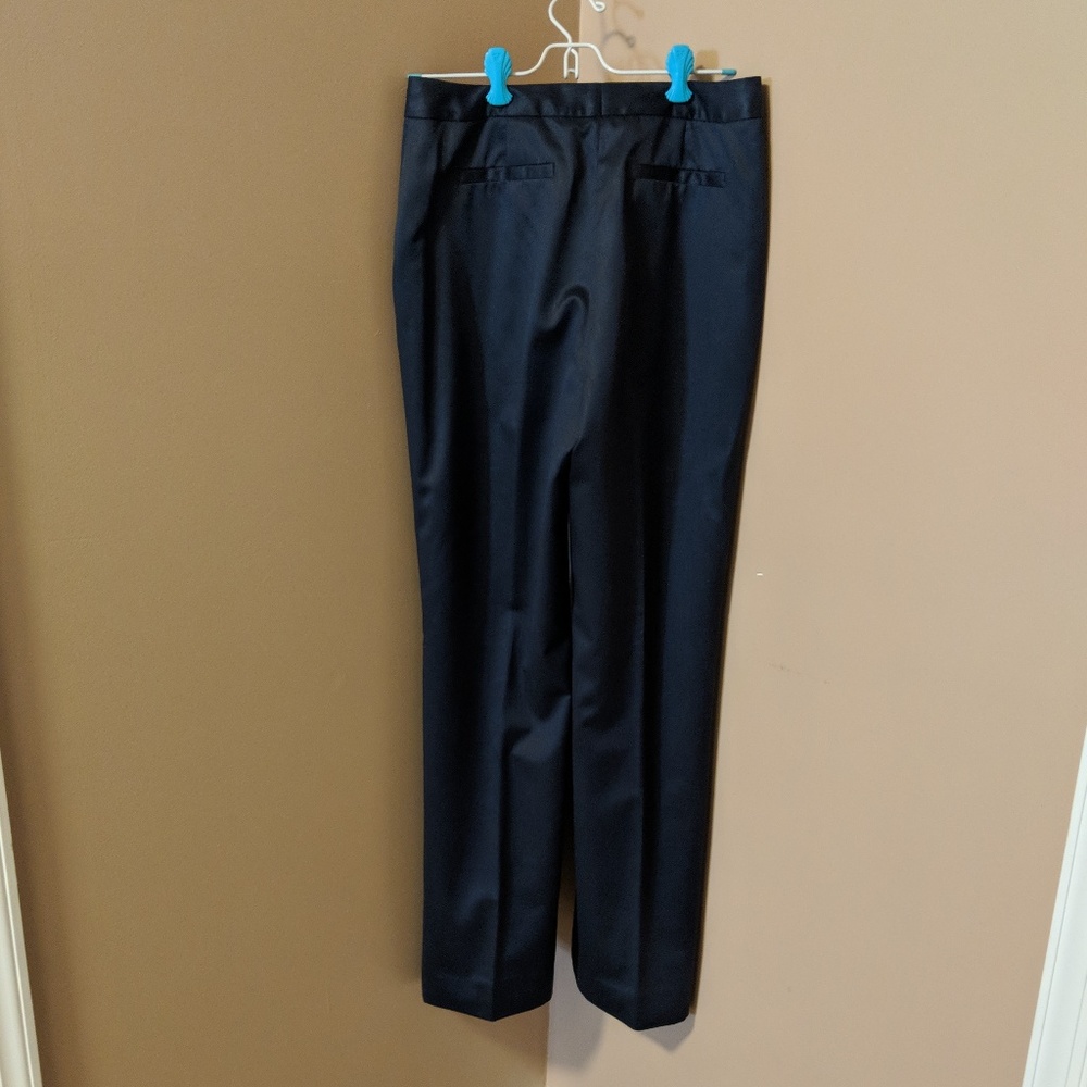 Classiques Enteir Petite Navy Wool/Silk Trousers - Picture 2 of 6